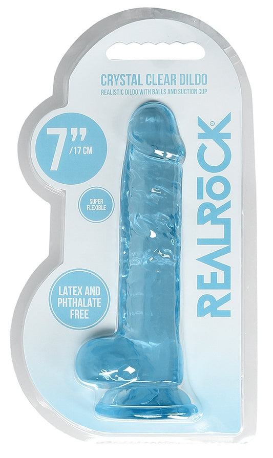 Gode Crystal Clear Bleu 14 x 3.5cm