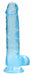 Gode Crystal Clear Bleu 16 x 4cm