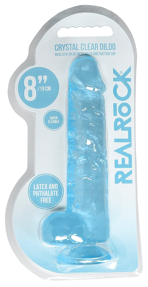 Gode Crystal Clear Bleu 16 x 4cm