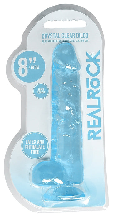 Gode Crystal Clear Bleu 16 x 4cm