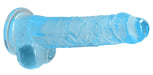 Gode Crystal Clear Bleu 16 x 4cm
