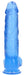 Gode Crystal Clear Bleu 21 x 5.5cm
