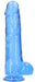 Gode Crystal Clear Bleu 21 x 5.5cm