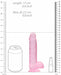 Gode Crystal Clear Rose 12 x 3cm