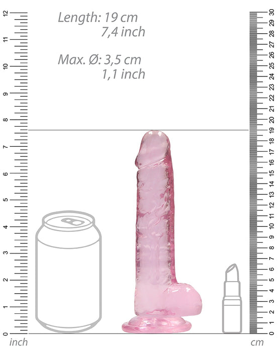 Gode Crystal Clear Rose 14 x 3.5cm