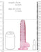 Gode Crystal Clear Rose 14 x 3.5cm