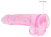 Gode Crystal Clear Rose 19 x 4.5cm