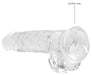 Gode Crystal Clear Transparent 16 x 4cm