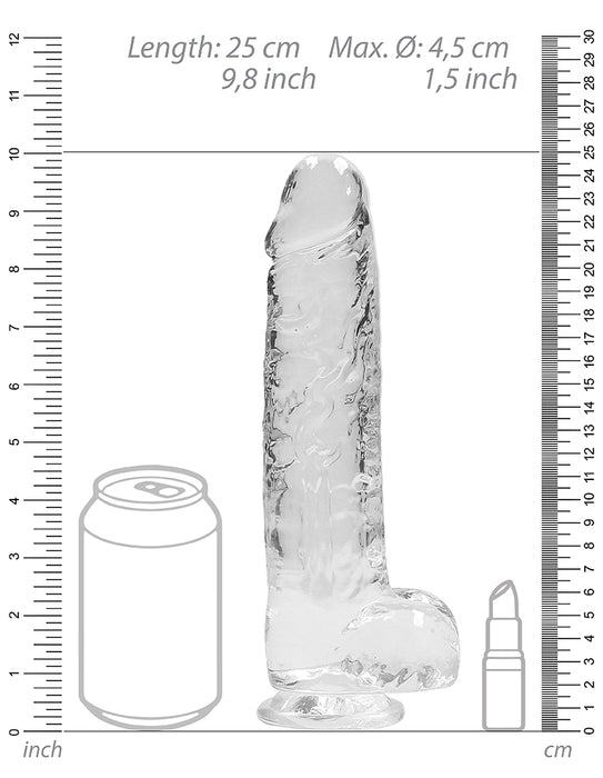 Gode Crystal Clear Transparent 19 x 4.5cm