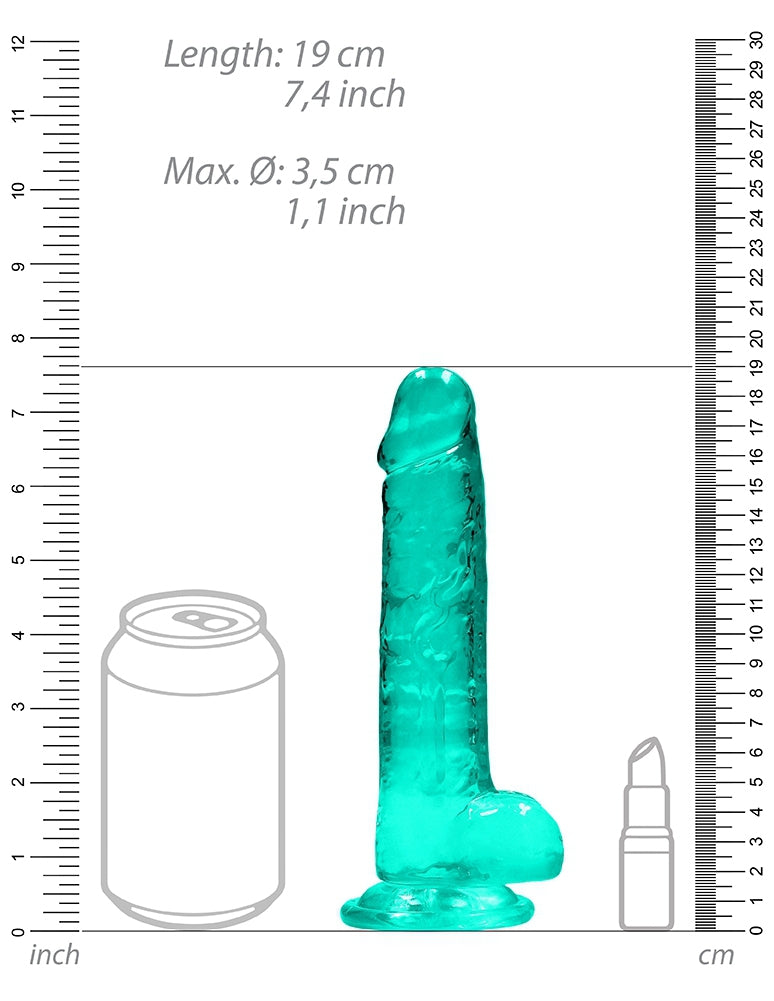 Gode Crystal Clear Vert 14 x 3.5cm