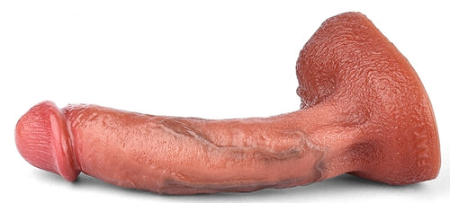 Gode Curved Balls 16 x 3.5cm Marron