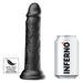 Gode Dickdong Noir L 18 x 3.8cm