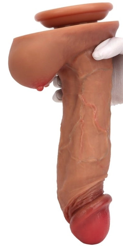 Gode Dikboobs 22 x 7cm Marron
