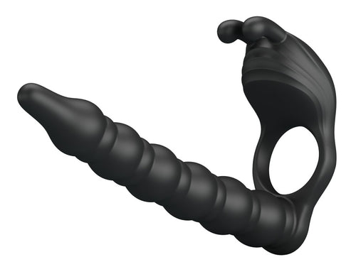 Gode Double pénétration Vibrant Blackney 14 x 2.2cm