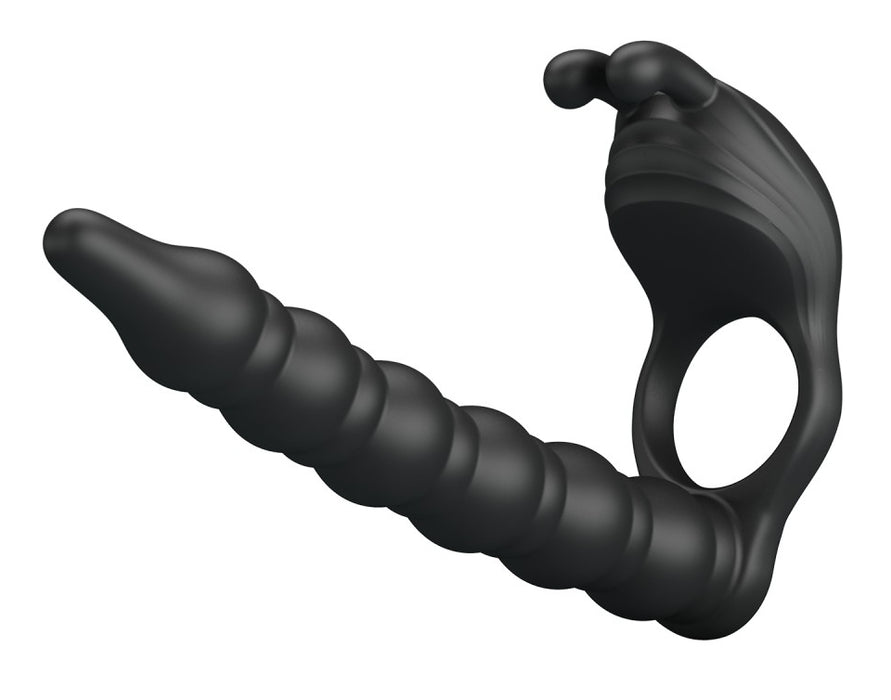 Gode Double pénétration Vibrant Blackney 14 x 2.2cm