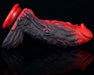 Gode Dragon Yong 15 x 5.5cm Noir-Rouge