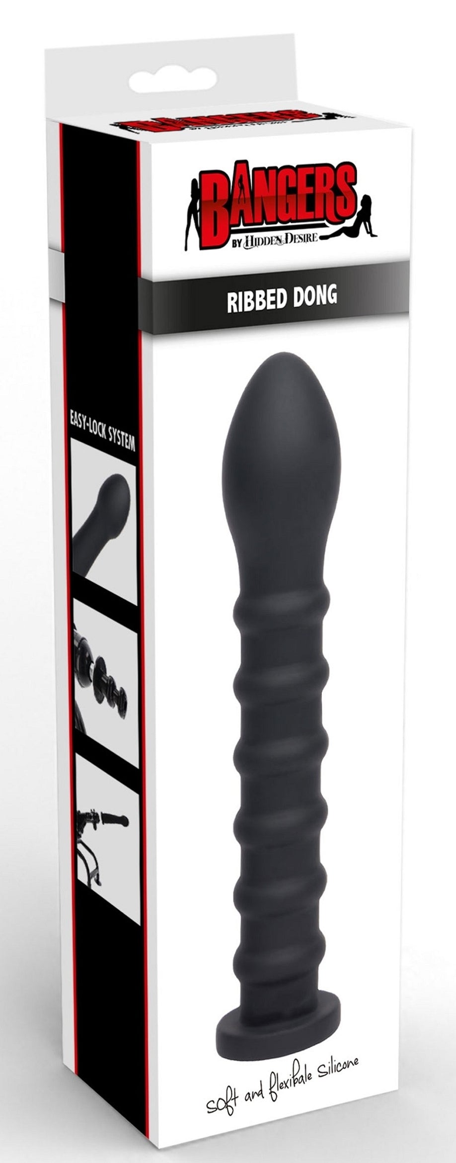 Gode Easy-Lock Ribbed 19 x 4cm