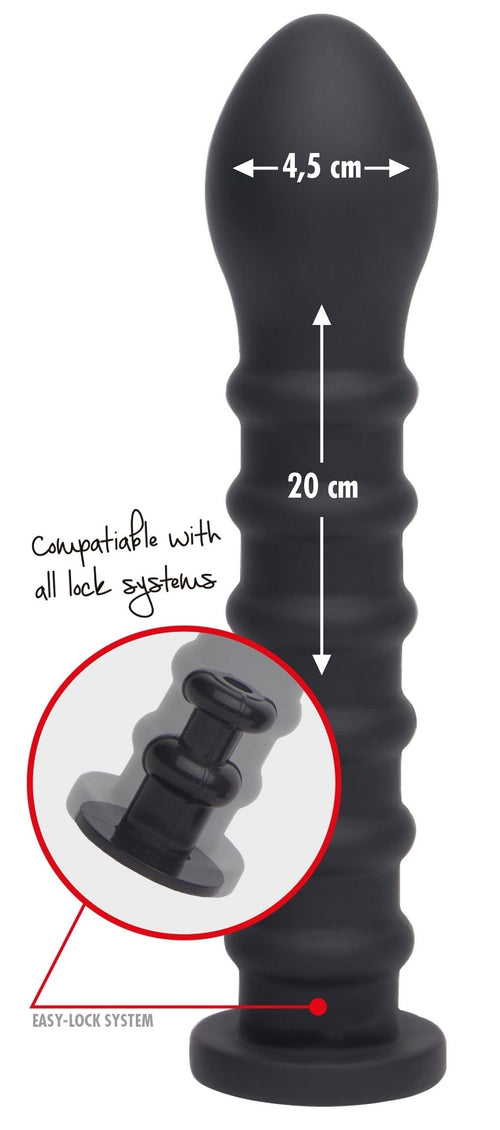 Gode Easy-Lock Ribbed 19 x 4cm