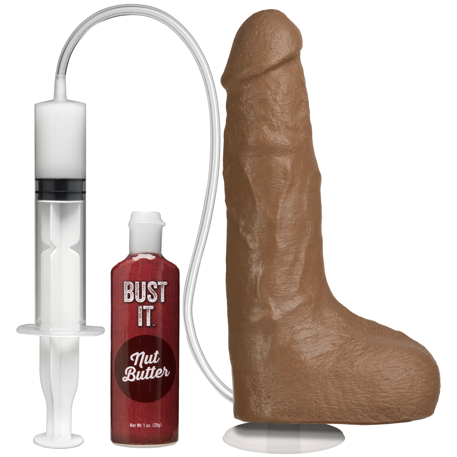 Gode éjaculateur Bust It 15 x 5.5cm Beur