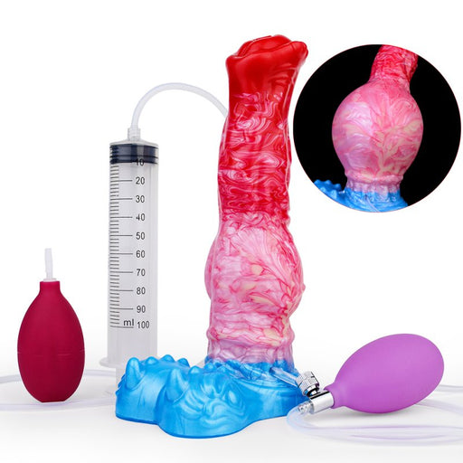 Gode éjaculateur gonflable Air Krulys 20 x 6.5cm