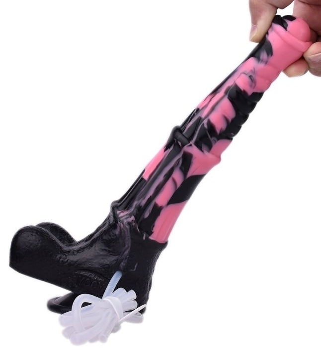 Gode Éjaculateur Horse Tinulf Squirt L 28 x 6.5 cm Noir-Rose