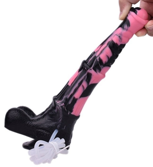 Gode Éjaculateur Horse Tinulf Squirt L 28 x 6.5 cm Noir-Rose