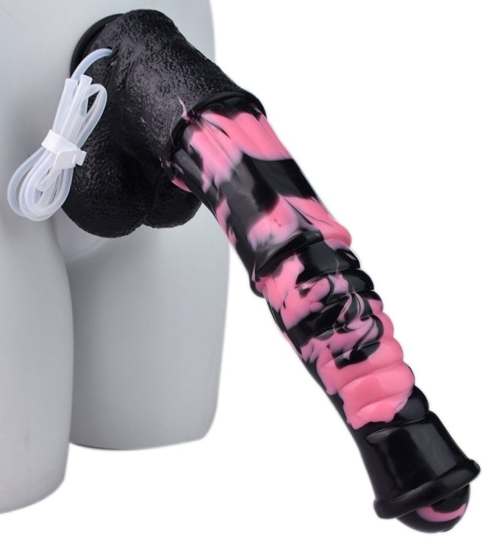 Gode Éjaculateur Horse Tinulf Squirt L 28 x 6.5 cm Noir-Rose