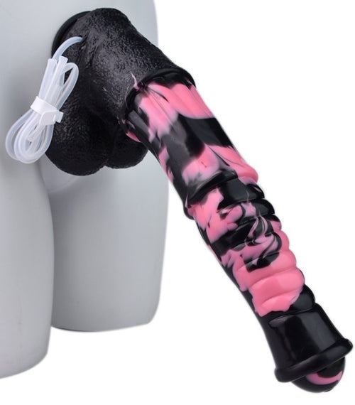 Gode Éjaculateur Horse Tinulf Squirt M 19 x 5cm Noir-Rose
