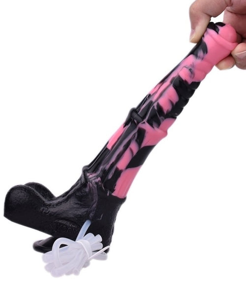 Gode Éjaculateur Horse Tinulf Squirt M 19 x 5cm Noir-Rose