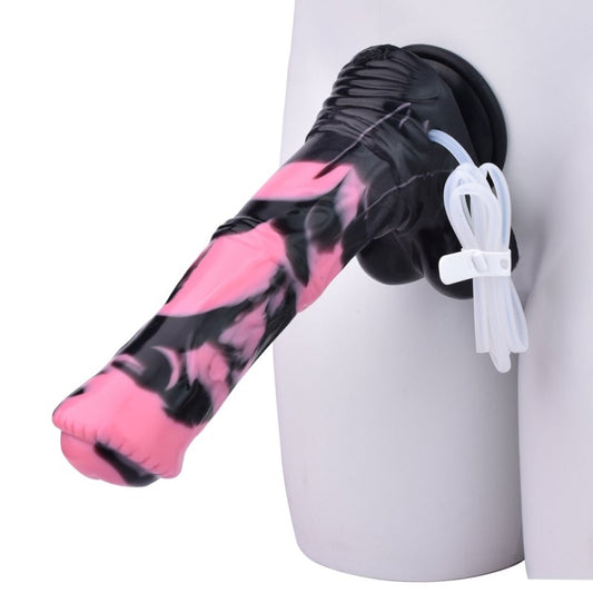 Gode Éjaculateur Hurulf Squirt S 18 x 4.7 cm Noir-Rose