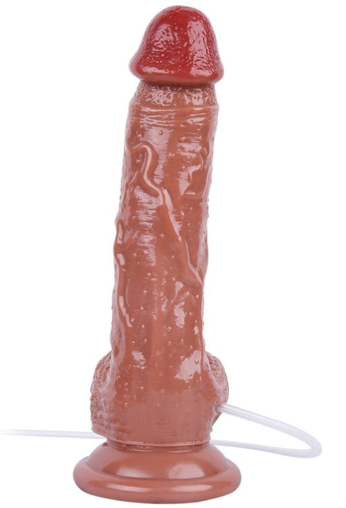 Gode Éjaculateur Softy Cum 14 x 3.5cm Marron