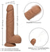 Gode Éjaculateur Vibrant Fuck Squirting 17 x 4.2cm Marron