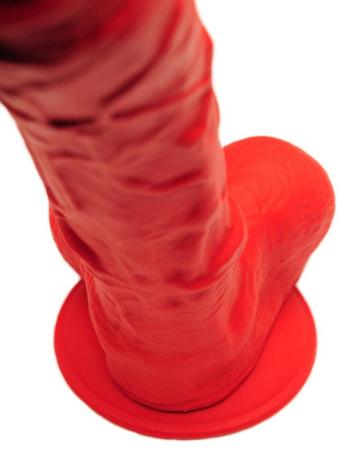 Gode en silicone Stretch N2 - 17 x 4.3cm Rouge