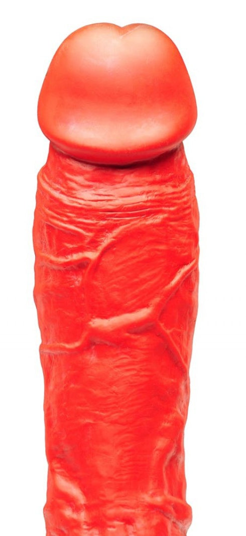 Gode en silicone Stretch N5X - 27 x 8cm Rouge