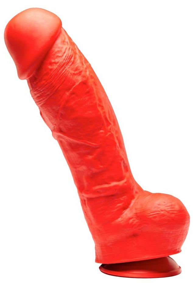 Gode en silicone Stretch N5XX - 27 x 9cm Rouge