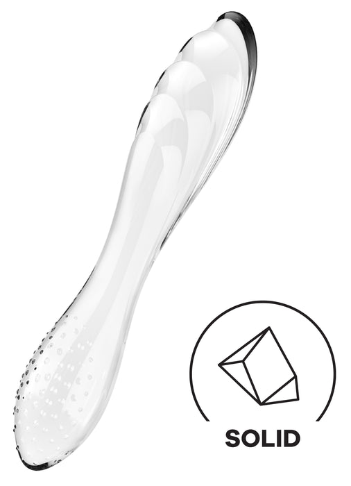 Gode en verre Dazzling Crystal 1 - 18 x 3.6cm Transparent