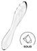 Gode en verre Dazzling Crystal 1 - 18 x 3.6cm Transparent