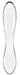 Gode en verre Dazzling Crystal 1 - 18 x 3.6cm Transparent