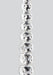 Gode en verre Frozen Fountain 22 x 3.7cm