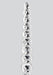 Gode en verre Frozen Fountain 22 x 3.7cm