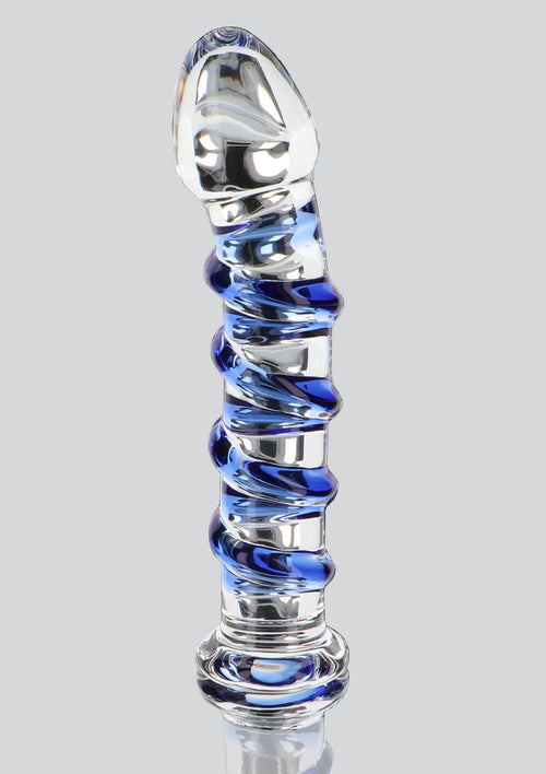 Gode en verre G-Spot Gemstone 17 x 3.7cm