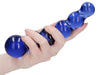 Gode en verre Planets Bleu 18 x 4.3 cm