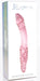 Gode en verre Rhinestone Scepter 23 x 3.6cm Rose