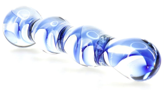 Gode en verre Screw Beads 17 x 3.5cm