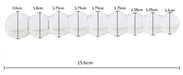 Gode en verre Snowball 12.6 x 2cm