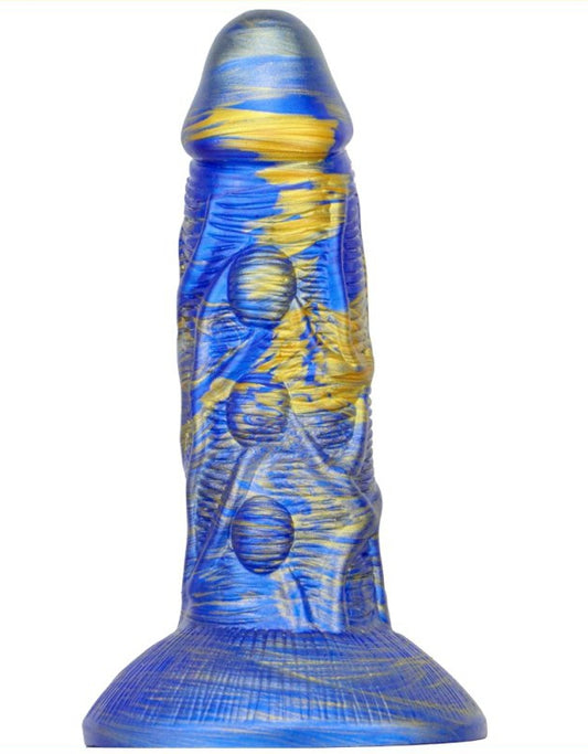 Gode Fantasy Bulstrix 15 x 5.5cm Bleu-Doré