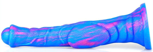 Gode Fantasy DOG LONG 26 x 6cm Bleu-Rose