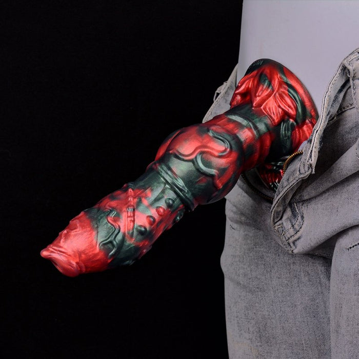 Gode Florix 20 x 7cm Noir et Rouge