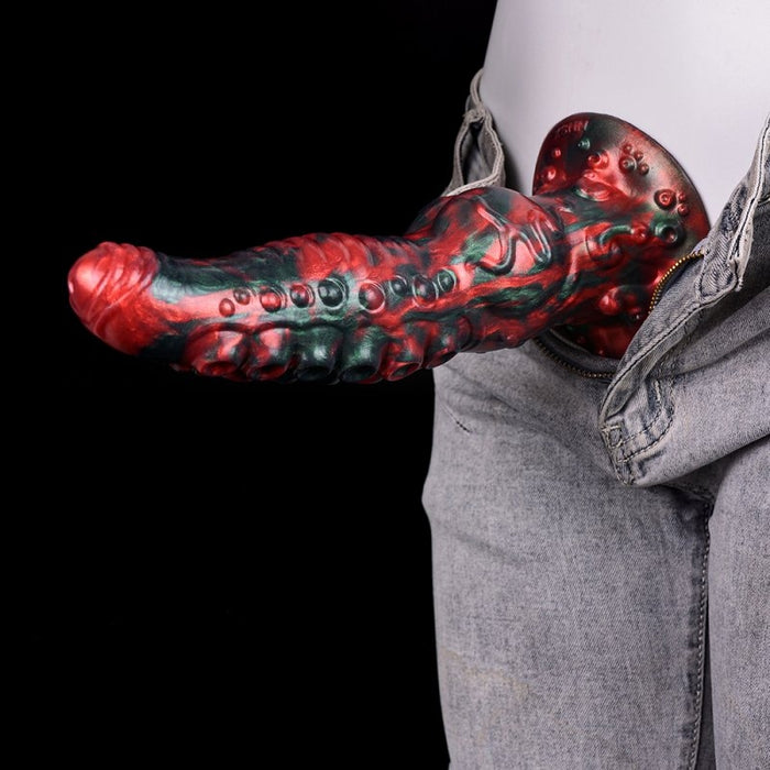 Gode Fantasy GAKARIX 20 x 5.5cm Noir et Rouge