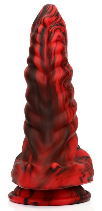 Gode Fantasy Hybrixis 18 x 6.3cm Rouge et Noir